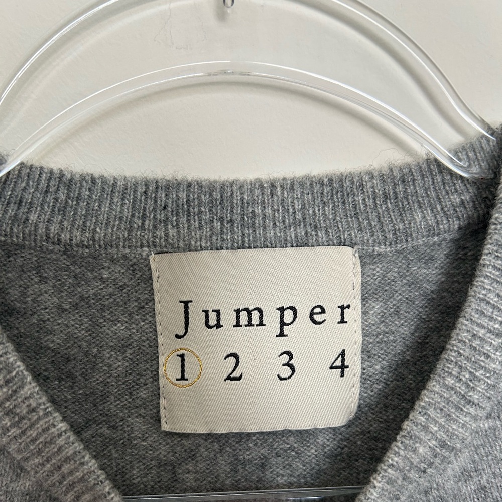 Jumper 1234 Multicolor Star Cashmere Crewneck Sweater Size 1/XS - Picture 2 of 7